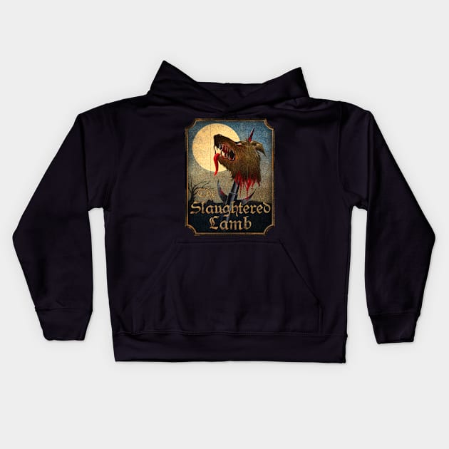 The Slaughtered Lamb Kids Hoodie by Rosado